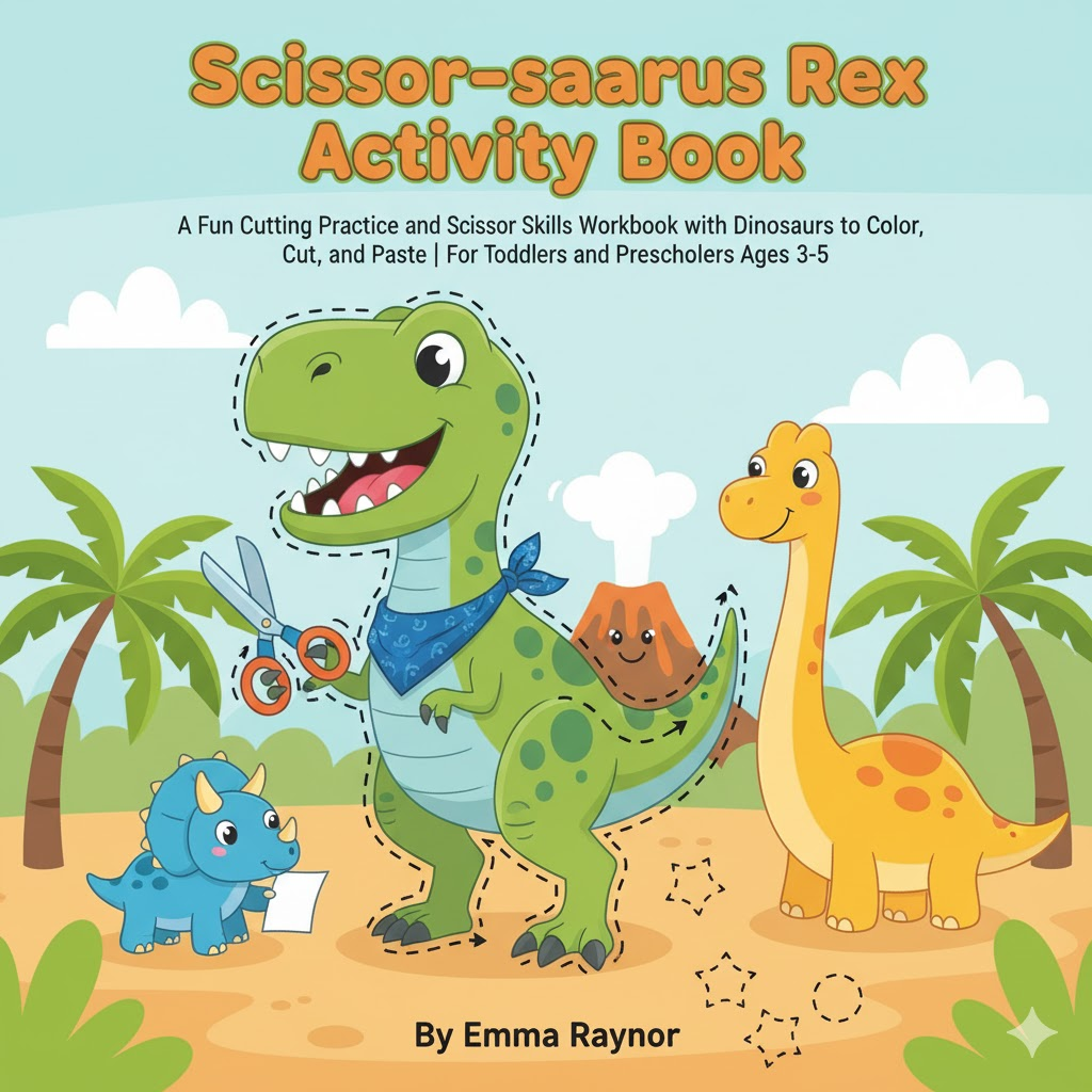 Scissor-saurus Rex Activity Book Cover