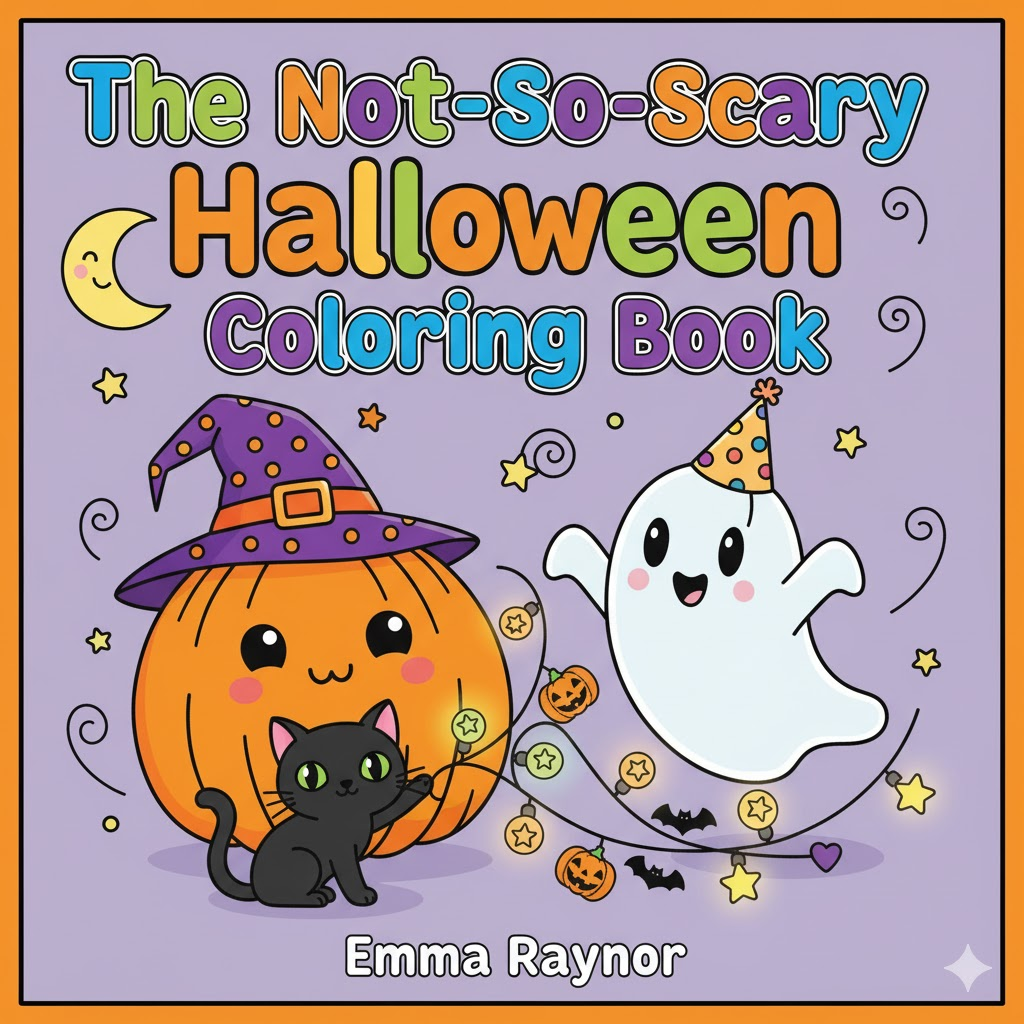 The Not-So-Scary Halloween Coloring Book Cover